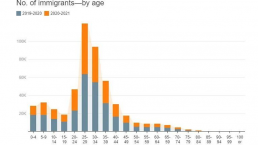 这几年申请加拿大移民的群体中，哪个年龄段的人最多？