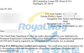 美国EB-3移民案例|私企高管T女士喜获劳工卡