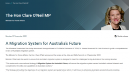 内政部长官宣 : 澳洲移民系统将迎来重大变革