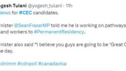 加拿大移民部长承诺2023年延长毕业工签？CEC单独抽选势在必行！