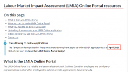 LMIA 4月正式转线上申请，国内一步到位等枫叶卡！