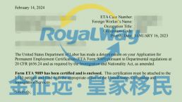 【成功案例】G先生，美国EW3劳工卡获批！