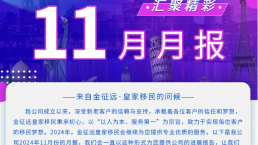 金征远·皇家移民11月份精彩月报！