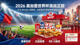 独家雇主Wendy's在2026世界杯成功